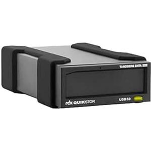 TANDBERG RDX Externe drive-kit met 4 TB, zwart, USB3+ (met ondersteuning voor Windows en Apple Time Machineondersteuning)