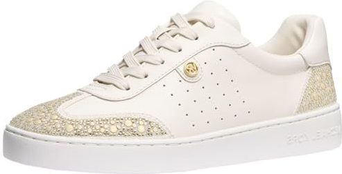 Michael Kors - Scotty Lace Up - Nette Schoenen - Crème - Leren Bovenwerk