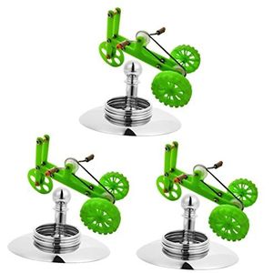 minkissy 3 Sets Papegaai Fiets Vogel Puzzel Fiets Speelgoed Stapelen Speelgoed Mini Speelgoed Huisdier Speelgoed Vogel Training Fiets Speelgoed Vogels Educatief Speelgoed Kleine Vogel