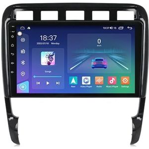 Android 14 Autoradio Stereo voor P-orsche Cayenne (2002-2010)9 Inch Touchcreen Multimedia Speler met Draadloze Carplay Android Auto 2 Din GPS Navigatie FM RDS Bluetooth 5G-WiFi SWC DSP,M200s