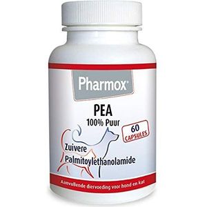 Pharmox Hond & Kat PEA 100% Puur 60 capsules - Effect op bepaalde prikkels