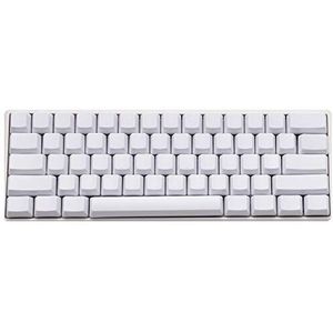 Lege Dikke PBT OEM Profiel 61 ANSI Keycaps voor MX Schakelaars Mechanisch Toetsenbord (Wit) (Alleen Keycap)