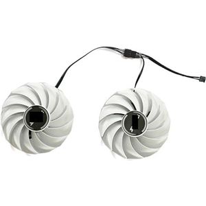 Computer Koelonderdeel Grafische ventilator 4-polig 88 mm 75 mm compatibel met RTX 3080 3070 3060 Ti IGame Ultra OC wit RTX3080 RTX3070 (2 stuks)