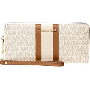 Michael Kors Jet Set Travel Continental One Size (VANILLA/ACORN), Vanille/Eikel, Vanille/maïs, Jet Set Travel Continental