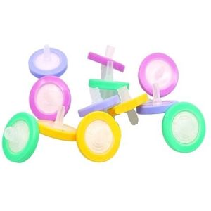 Naaldfilter 100 stuks nylon/PES/PTFE/MCE/glasvezel, 13 mm/25 mm, poriegrootte: 0,22/0,45 µm(25mm 0.22um Nylon6)