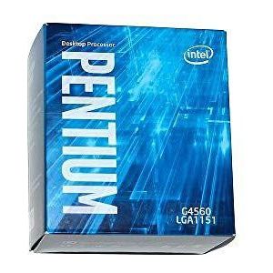 Intel Bx80677G4560 Pentium G4560 Processor, 3Mb, 3.50 Ghz, 14Nm, Zilver