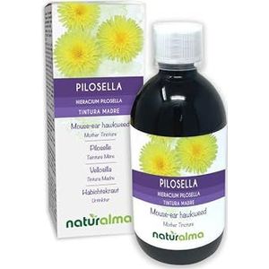 Muizenoor (Hieracium pilosella) kruid Alcoholvrije moedertinctuur Naturalma - Vloeibaar extract druppels 500 ml - Voedingssupplement - Veganistisch
