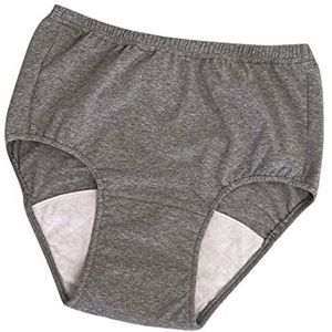 Zachte Mannen Incontinentie Ondergoed Urine Voor Slapen Lange Tijd Rijden Volwassen Lichtgrijs LL