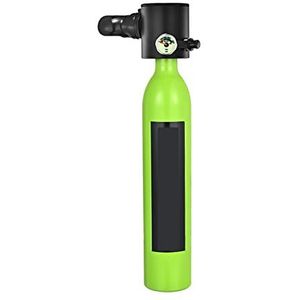 Duiktank Draagbare Reservegasfles For Noodgevallen Onder Water, Uitgerust Met Een Volledige Zuurstoftank For Duikademhalingsapparatuur Adem soepeler (Color : Green0.5L respirator, Size : XL)