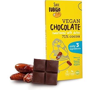 CHOCOLADE GEZOET MET DATA GLUTENVRIJ BIO 80 g - ME GUSTO (SUPER FUDGIO)