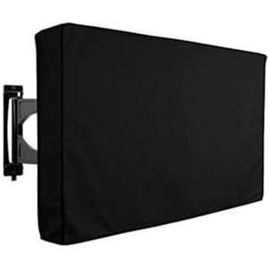CaFfen Tv-hoes voor buiten, tv-behuizing, flatscreen, waterdichte beschermer voor schermen van 40 tot 58 inch, universele weerbestendige stofdichte hoes, buiten-tv-behuizing (55-58 inch)