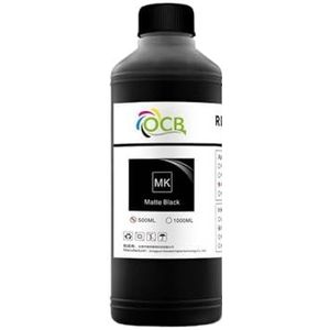500 ml kleurstofinkt compatibel met verschillende modellen, waaronder 100 500 510 800 5500 T610 T770 T790 T1100 T1120 T1200 T1300 T2300 Z2100 Z3100 Z32000 Z520 0 Z6100 Printers(Mat Zwart)