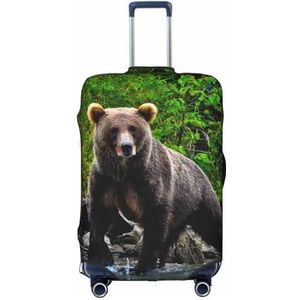 Wratle Koffer Cover Protectors Elastische Bagage Covers Past 18-30 Inch Bagage Polar Bear, Bruine beer, S