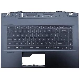Bovenste behuizing Palmrest RGB-verlicht toetsenbord voor MSI GE66 GP66 MS-1541 1542 1543(Blue Palmrest)
