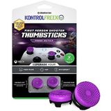 KontrolFreek FPS Freek Frenzy voor Xbox One en Xbox Series X Controller, Performance Thumbsticks, 1 High-Rise, 1 Mid-Rise, Paars/Zwart