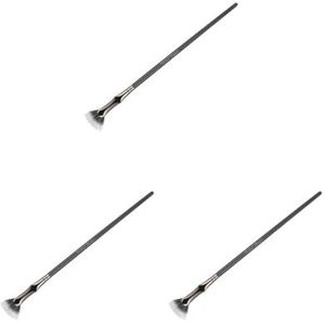 3 set Wimper Wenkbrauw Borstel Fan Vorm Cosmetische Applicator voor Natuurlijke Wimpers