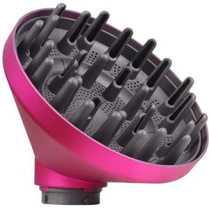 Laymi Diffuser voor Dyson lange lange tang diffuser voor Dyson Airwrap Diffuser hulpstuk accessoire voor föhn, krul voor golvend en krullend haar, conversie voor Air Wrap Curling Styler roze