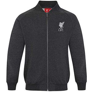 Liverpool FC - Retro varsity baseball colbert - Officieel - Clubcadeau - Antraciet - 3XL