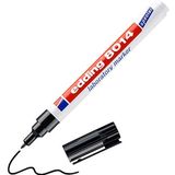 edding 8014 Laboratoriummarker - zwart - 1 stift - ronde punt 1 mm - ideaal voor het beschrijven van gladde en transparante oppervlakken (bijv. reactieglazen, laboratoriumapparaten, etiketten)