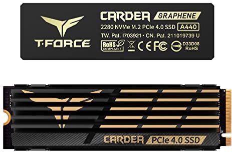 Team Group - T-force Cardea A440 - SSD - 2TB - M.2 - PCIe Gen4x4