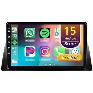 Android 15 Radio,voor Honda Crosstour 1 TF 2009-2015, 9 Inch Touchscreen 2 Din Autoradio Met Wireless CarPlay Android Auto Bluetooth WIFI GPS-navigatie Swc(A 4core (2G+32G))