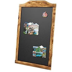 IL SETTE Magnetisch wandbord, krijtbord voor krijtstiften, memobord, magneetbord, houten bord, menubord, reclamebord, praktisch, decoratief, veelzijdig inzetbaar (gevlamd)