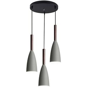 TONFON E27 hanglamp met enkele kop Macaron metalen kroonluchter moderne minimalistische plafondlamp for keukeneiland woonkamer slaapkamer nachtkastje eetkamer hal hanglamp (Color : B)