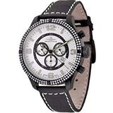 Zeno-Watch herenhorloge - OS Retro Chrono Parisienne Black - 8830Q-bk-h3