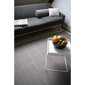 floor factory Modern Design Wollen Tapijt Loft Earth grijs/bruin 120x170cm zuiver wollen vloerkleed in heldere moderne kleuren