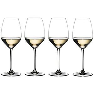 Riedel Heart To Heart Riesling, 4er Set, Weinglas, Weißweinglas, Trinkglas, Hochwertiges Glas, 460 ml, 5409/05