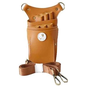 Een kapper, een heuptas, Kappersschaar Holster Tas Pak Van 6 Multicolor(Yellow)