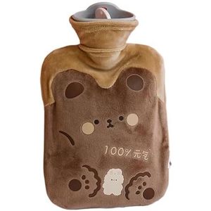 Warmwaterkruikenzak voor meisjes, pluche schouder, handwarmer, warmtepakket, warme buik, instant warm pak, winter, waterverwarmingskussen, warmwaterzak (1000 ml5)