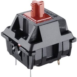 Pack Cherry MX Key Switches voor Mechanische Gaming-toetsenborden | Plaat Gemonteerd | MX1AL1NN (Cherry Red, 65 Stuks)