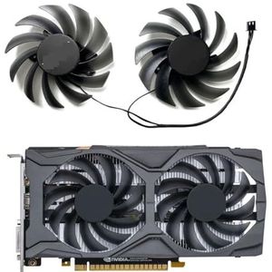 Vervangende ventilator voor INNO3D voor GeForce voor GTX1650 SUPER Twin X2 OC grafische kaart
