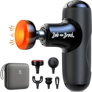 BOB AND BRAD Q2 Plus Mini Massagepistool met Warmte, Draagbaar Massage Gun Diep Weefsel, Ultra Klein Massager Stil Percussie Massage Pistool Spiermassagepistool voor Herstel van Spierpijn