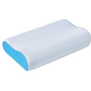 Memory Foam Camping Hotel Reiskussen voor slaapapneu en cervicale ondersteuning - Compact, ergonomisch en perfect voor hotelreizen (reizen),C