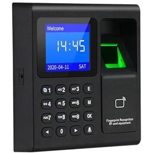 Aanwezigheidsmachine voor medewerkers F30 Vingerafdruk-aanwezigheidsmachine RFID-toetsenbord Toegangscontrole Elektrische tijdklokrecorder USB-gegevens beheren met sleutels voor kleine bedrijven en ka