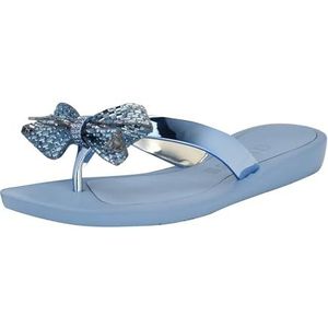 GUESS Tata Teenslippers voor dames, Lichtblauw 450, 35 EU