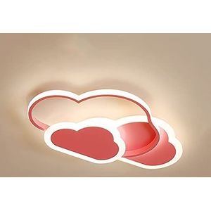 Plafondlamp Slaapkamerlamp Eenvoudige moderne Creatieve Cloud-vormige plafondlamp Woonkamer Slaapkamer Corridor en kinderkamer Plafondlamp Plafondlampen(Pink)