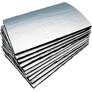 Isolatiemat Motorkap 5 mm zelfklevende auto-geluidsisolerende katoenen schuimrubberen isolatiepads voor thuis, geluidsabsorberende anti-geluidsspons 25 x 18, cm Geluiddichte Hoes(20PCS)