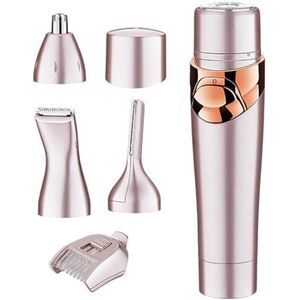 Elektrische Tondeuse Multifunctionele Draagbare Epilator Mini 4-in-1 Wenkbrauw Ontharing Scheermes