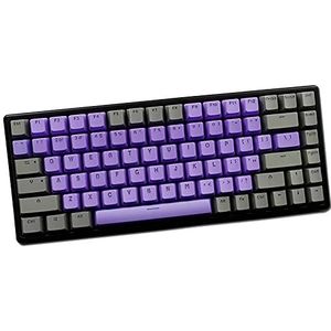 Keycaps, PBT Keycaps 84 Keys 2-Kleur Backlight Gaming-Keycaps Mechanisch Toetsenbord Keycap Voor AKKO 3108 / RK S84 Toetsenbord Pokertoetsen