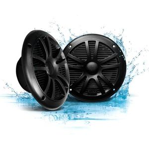 Boss Audio Systems MR6B 2-weg FZ-luidspreker (2-weg, 89 dB, 80-20.000 Hz, 16,5 cm, 5,55 cm)