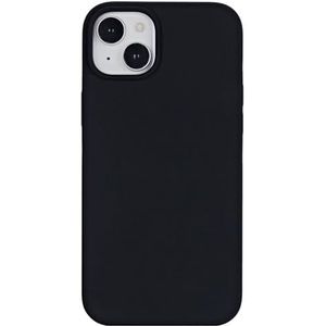 eSTUFF Infinite Rome iPhone 15 Plus Silicone Case voor Magsafe, W128407517 (Silicone Case voor MagSafe-Charging Black 100% Gerecycled Silicone)