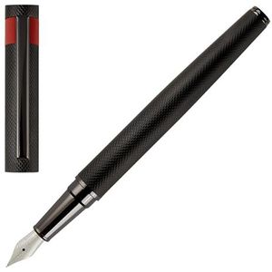 HUGO BOSS Loop Diamond HSW3672A messing vulpen zwart lengte: 14,7 cm, topdikte: M, HSW3672A