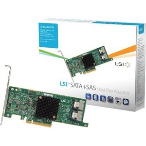 LSI SAS 9207-8i SATA/SAS-controller (6GB, 8 interne poorten, met PCI-E interface, UK-import)