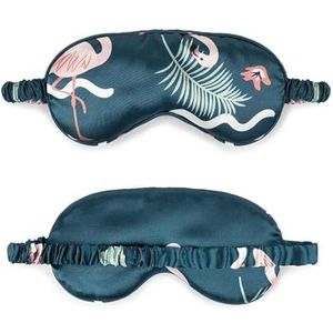 Zijde slaapmasker, Zijden slaapmaskers for de ogen Schaduw slaapmasker for de ogen(Flamingo)