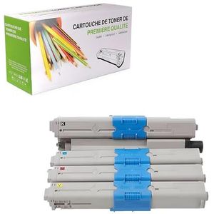 TenFenk Compatibele Tonercartridge Vervanging Voor Oki CX2731 44469813 44469739 44469738 44469737 Voor Gebruik Met Oki Data CX2731 CX2731MFP Printer,4-Pack,4p