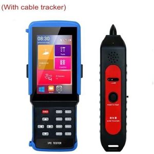 Videomonitor 4,5 Inch IPC9310 4K H265/H264/MPEG4/MJPEG IPC HOOFDSTREAM TEST Camera Tester 5MP AHD 8MP CVI TVI CVBS CCTV Camera Tester Monitor Voor installatie en onderhoud op locatie(With cable tracke