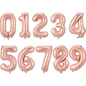 Ballonnen 38 stks/set cartoon kleine zeemeermin prinses folie ballon 30 inch nummer folie globos verjaardagsfeest decoratie douche meisje speelgoed Heliumballonnen (Color : 38pcs set, Size : NUMBE